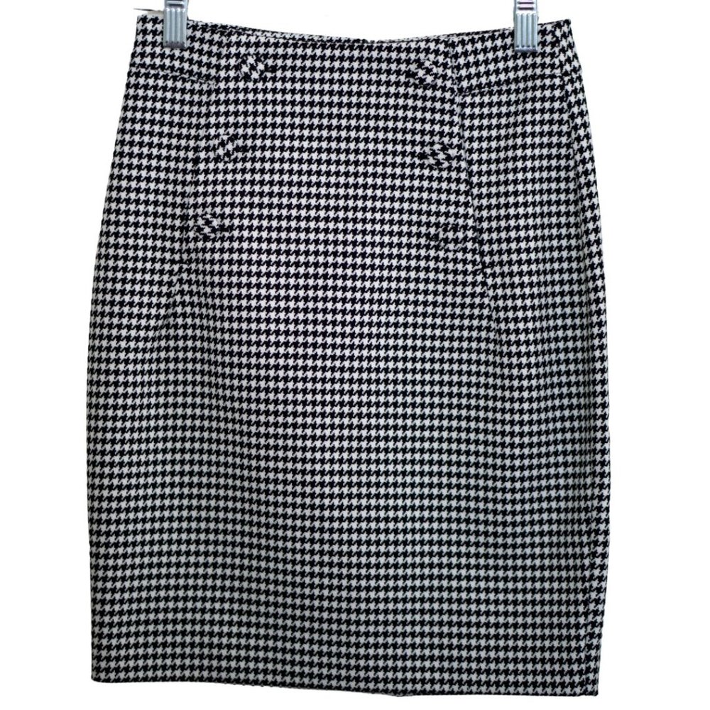 H&M Houndstooth Pencil Skirt, XS/0